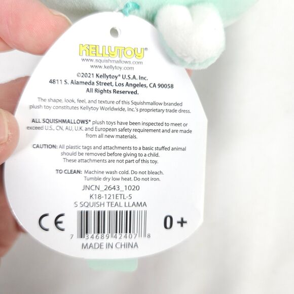 NWT Squishmallows 5" Miley the Sleeping Llama Easter Squad Soft Plush 2021 - Picture 5 of 7